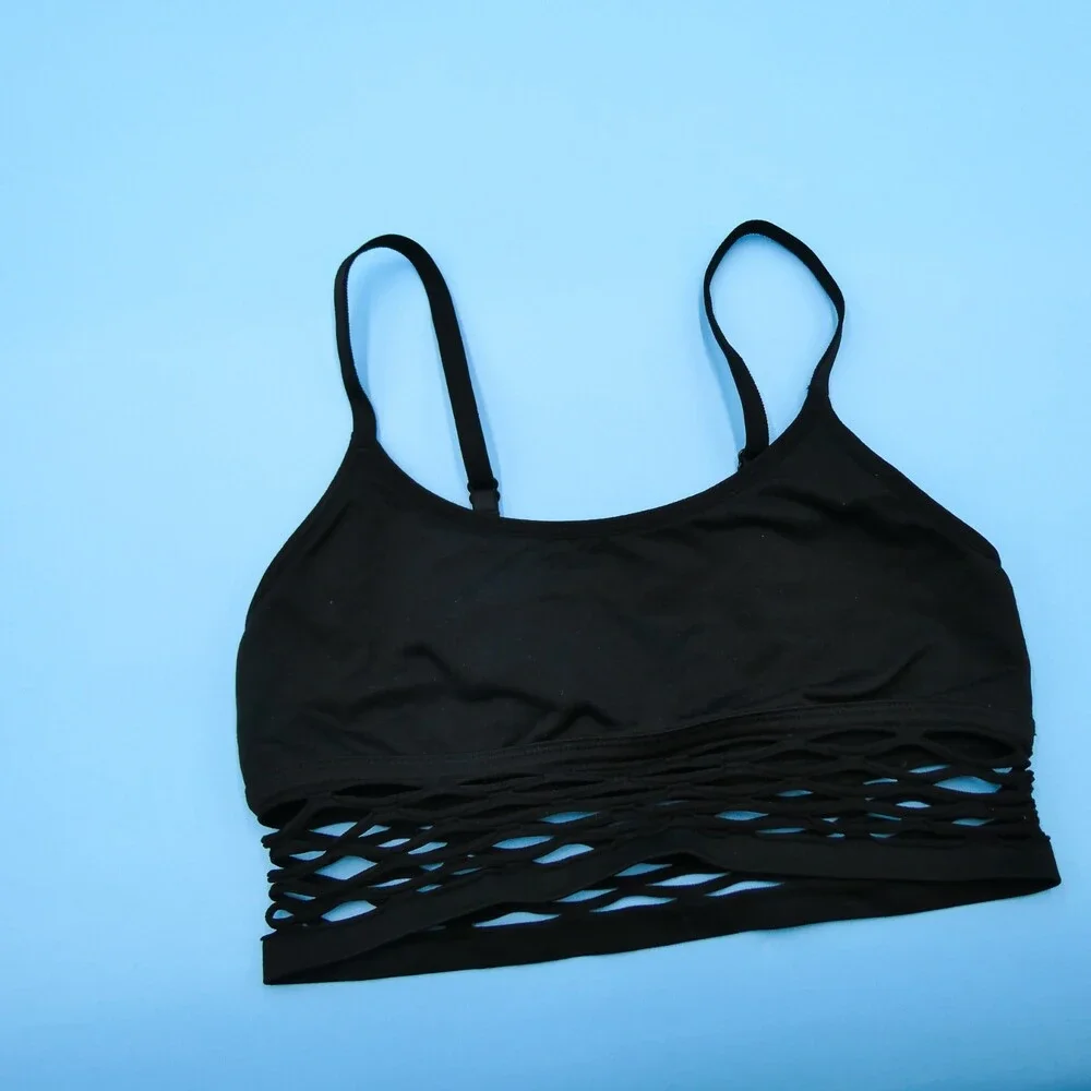 Victorias Secret Bra Small Black Cool & Comfy Pullover Unlined Wireless Lingerie - Picture 2 of 8